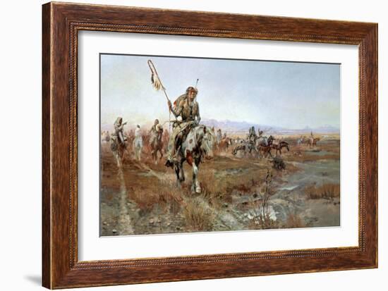 Medicine Man-Charles Marion Russell-Framed Art Print