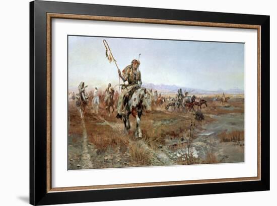 Medicine Man-Charles Marion Russell-Framed Art Print