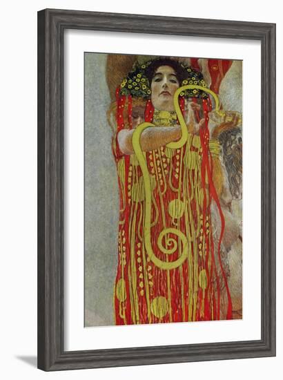 Medicine, Part of the Ceiling Fresco for the Vienna University, 1900/07-Gustav Klimt-Framed Giclee Print