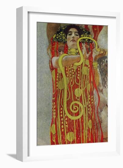 Medicine, Part of the Ceiling Fresco for the Vienna University, 1900/07-Gustav Klimt-Framed Giclee Print