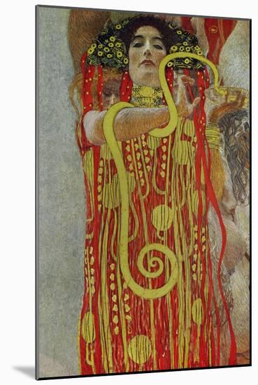 Medicine, Part of the Ceiling Fresco for the Vienna University, 1900/07-Gustav Klimt-Mounted Giclee Print