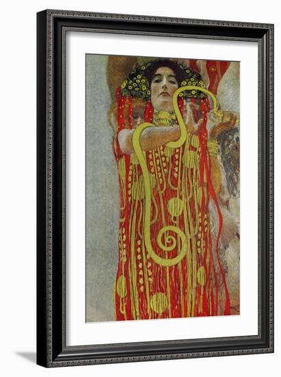 Medicine, Part of the Ceiling Fresco for the Vienna University, 1900/07-Gustav Klimt-Framed Giclee Print