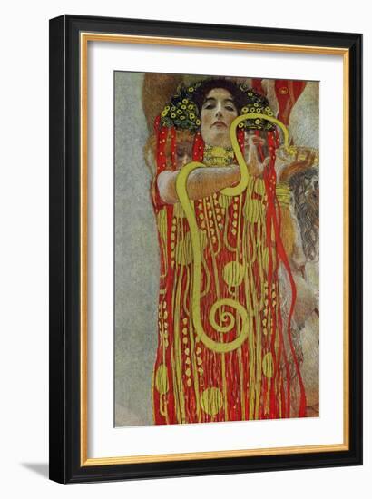 Medicine, Part of the Ceiling Fresco for the Vienna University, 1900/07-Gustav Klimt-Framed Giclee Print