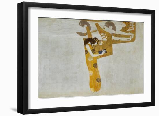 Medicine, Part of the Ceiling Fresco for the Vienna University, 1900/07-Gustav Klimt-Framed Giclee Print