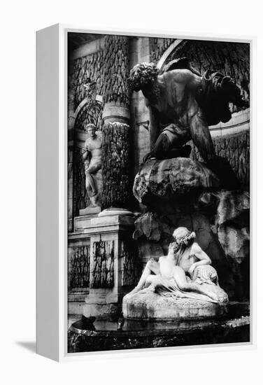 Medicis Fountain, Jardins de Luxembourg, Paris-Simon Marsden-Framed Premier Image Canvas