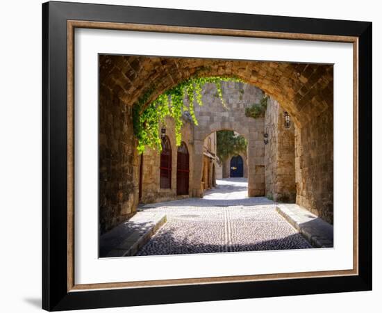 Medieval Arched Street-Jeni Foto-Framed Photographic Print