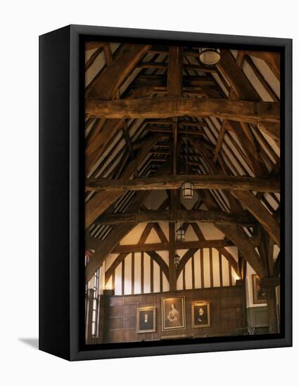 Medieval Architecture in the Merchant Adventurers' Hall, York, Yorkshire, England-Michael Jenner-Framed Premier Image Canvas