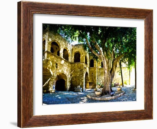 Medieval Architecture, Rhodes Town, Rhodes, Greece-Doug Pearson-Framed Photographic Print