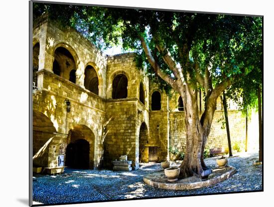 Medieval Architecture, Rhodes Town, Rhodes, Greece-Doug Pearson-Mounted Photographic Print
