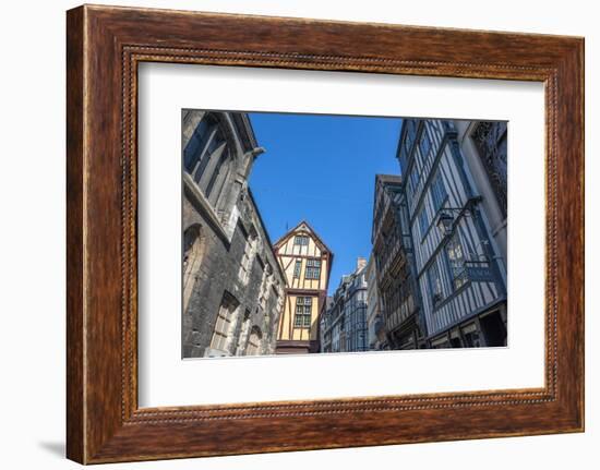 Medieval architecture, Rouen, Normandy, France-Lisa S. Engelbrecht-Framed Photographic Print