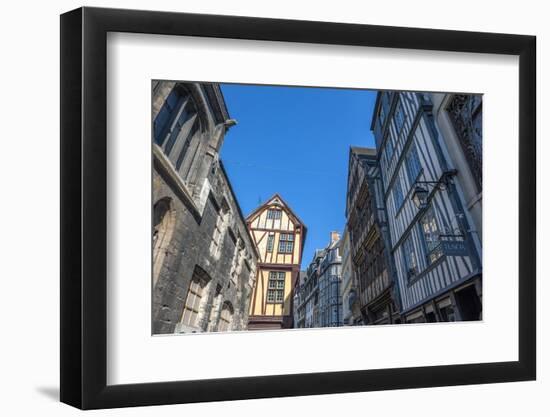 Medieval architecture, Rouen, Normandy, France-Lisa S. Engelbrecht-Framed Photographic Print