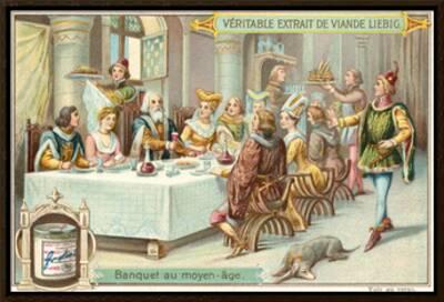 Medieval Banquet Giclee Print Art Com