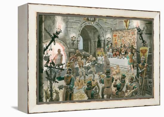 Medieval Banquet-Peter Jackson-Framed Premier Image Canvas