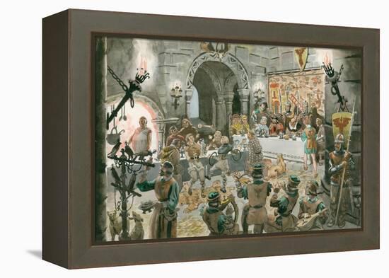 Medieval Banquet-Peter Jackson-Framed Premier Image Canvas