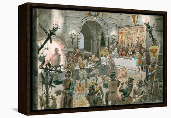 Medieval Banquet-Peter Jackson-Framed Premier Image Canvas