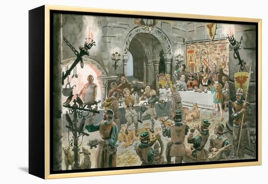 Medieval Banquet-Peter Jackson-Framed Premier Image Canvas