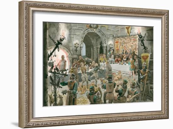 Medieval Banquet-Peter Jackson-Framed Giclee Print