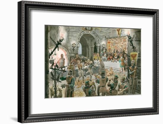 Medieval Banquet-Peter Jackson-Framed Giclee Print