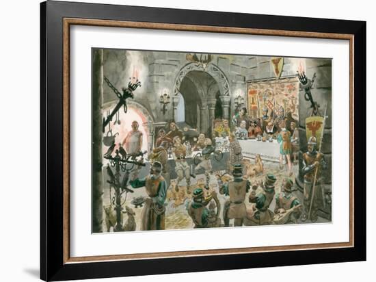 Medieval Banquet-Peter Jackson-Framed Giclee Print