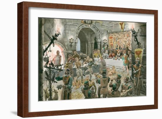 Medieval Banquet-Peter Jackson-Framed Giclee Print