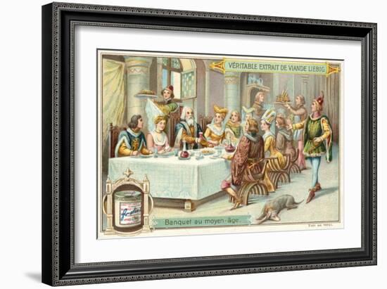 Medieval Banquet-null-Framed Giclee Print