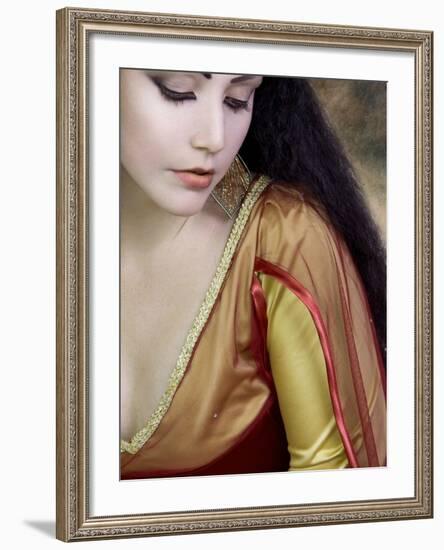 Medieval Beauty-Lynne Davies-Framed Photographic Print