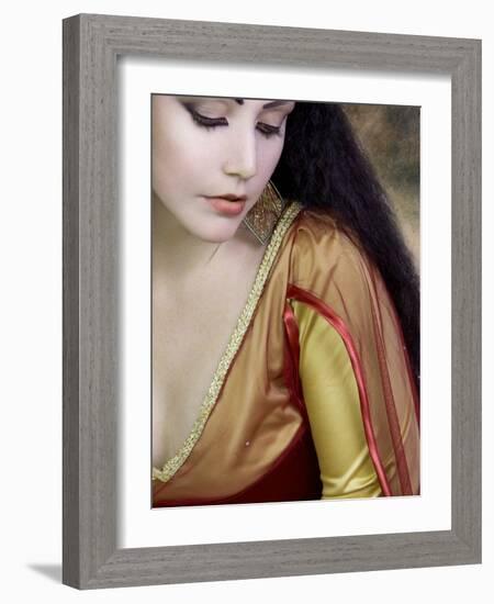 Medieval Beauty-Lynne Davies-Framed Photographic Print