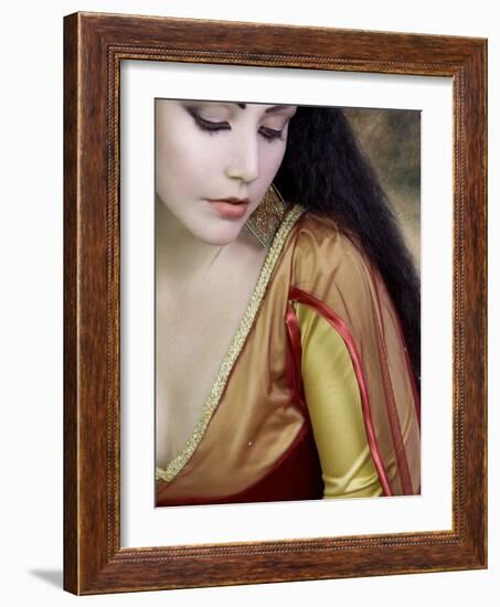 Medieval Beauty-Lynne Davies-Framed Photographic Print