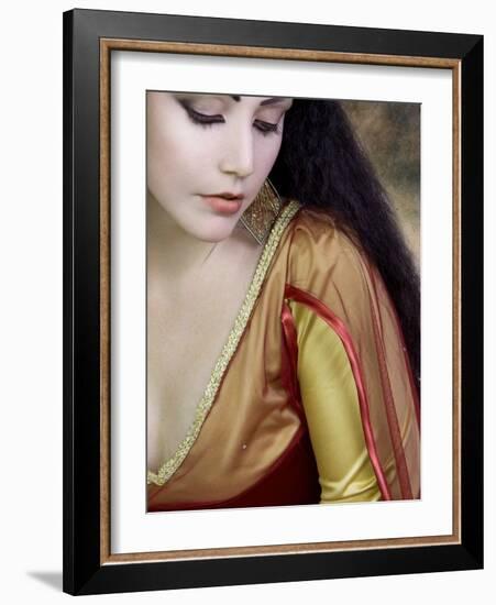 Medieval Beauty-Lynne Davies-Framed Photographic Print