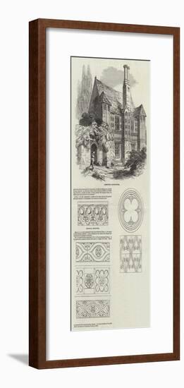 Medieval Brickwork-null-Framed Giclee Print