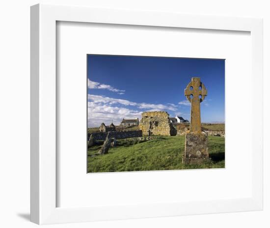 Medieval Burial Ground and Chapels, at Howmore, South Uist, Outer Hebrides, Scotland-Patrick Dieudonne-Framed Photographic Print