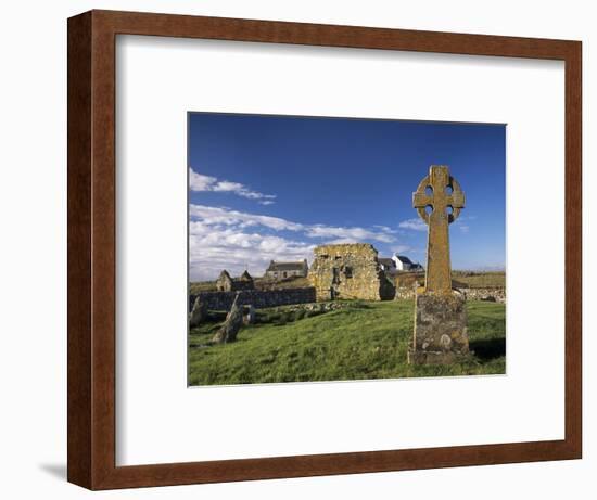 Medieval Burial Ground and Chapels, at Howmore, South Uist, Outer Hebrides, Scotland-Patrick Dieudonne-Framed Photographic Print