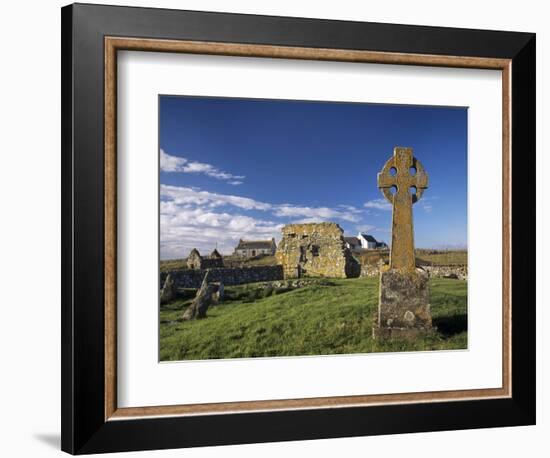 Medieval Burial Ground and Chapels, at Howmore, South Uist, Outer Hebrides, Scotland-Patrick Dieudonne-Framed Photographic Print