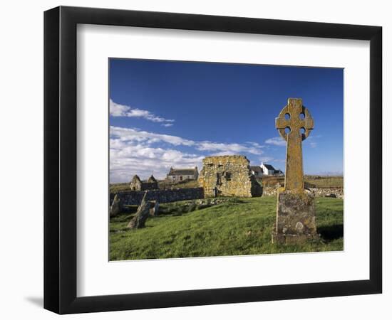 Medieval Burial Ground and Chapels, at Howmore, South Uist, Outer Hebrides, Scotland-Patrick Dieudonne-Framed Photographic Print