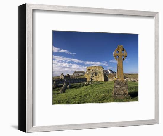 Medieval Burial Ground and Chapels, at Howmore, South Uist, Outer Hebrides, Scotland-Patrick Dieudonne-Framed Photographic Print