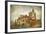 Medieval Castle Alcazar, Segovia,Spain- Picture In Paintig Style-Maugli-l-Framed Art Print