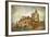 Medieval Castle Alcazar, Segovia,Spain- Picture In Paintig Style-Maugli-l-Framed Art Print