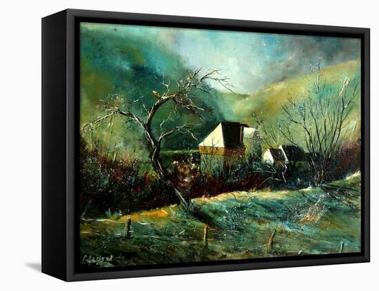 Medieval castle of Crupet Belgium-Pol Ledent-Framed Stretched Canvas