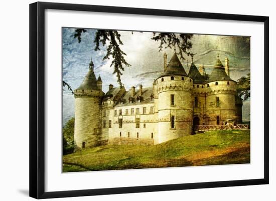 Medieval Castle - Picture In Painting Style-Maugli-l-Framed Art Print