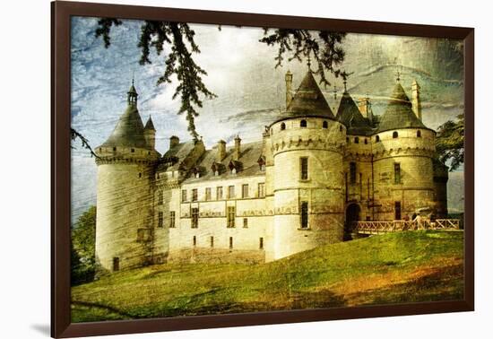 Medieval Castle - Picture In Painting Style-Maugli-l-Framed Art Print