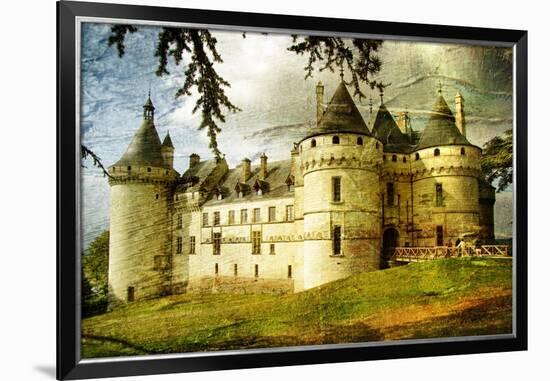 Medieval Castle - Picture In Painting Style-Maugli-l-Framed Art Print