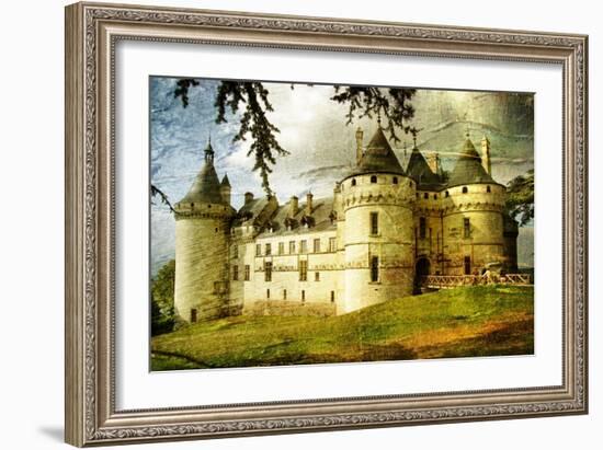 Medieval Castle - Picture In Painting Style-Maugli-l-Framed Art Print