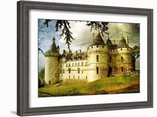 Medieval Castle - Picture In Painting Style-Maugli-l-Framed Art Print