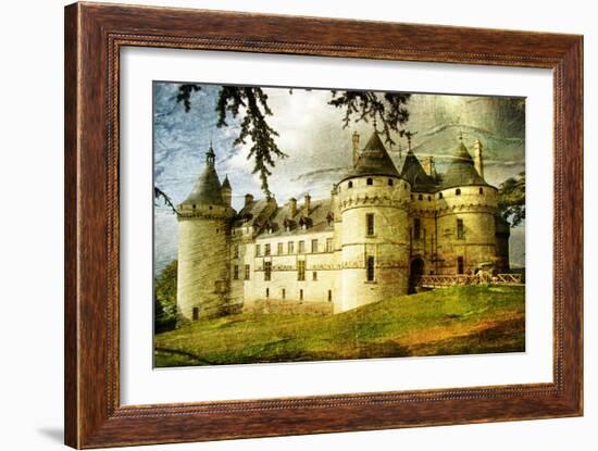 Medieval Castle - Picture In Painting Style-Maugli-l-Framed Art Print