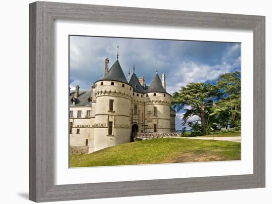 Medieval Chaumont Castle - Loire Valley, France-Maugli-l-Framed Art Print