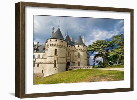 Medieval Chaumont Castle - Loire Valley, France-Maugli-l-Framed Art Print