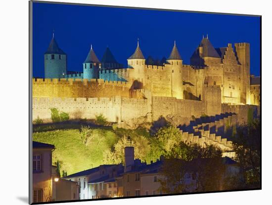 Medieval City of Carcassonne, UNESCO World Heritage Site, Aude, Languedoc-Roussillon, France, Europ-Tuul-Mounted Photographic Print