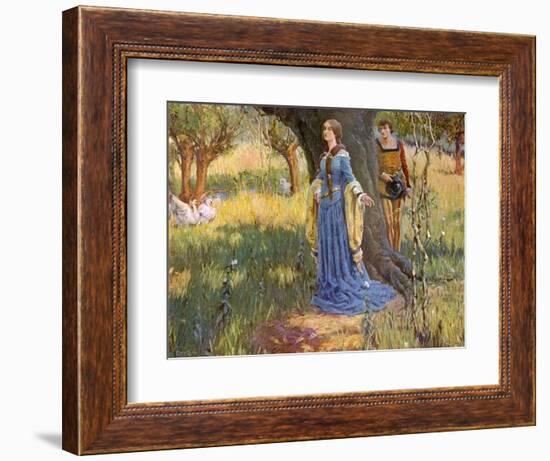 Medieval Couple, Mccaig-Robert McCaig-Framed Photographic Print