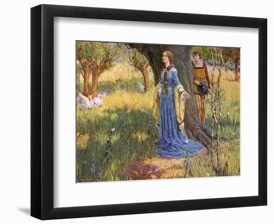 Medieval Couple, Mccaig-Robert McCaig-Framed Photographic Print