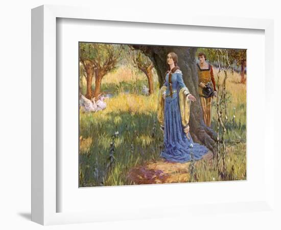 Medieval Couple, Mccaig-Robert McCaig-Framed Photographic Print